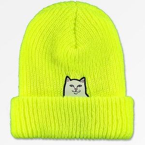 RIPNDIP Lord Nermal Safety Yellow Beanie😹💛🥶